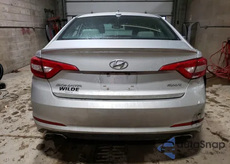 2016 Hyundai Sonata Sport из США, поврежденный, VIN 5NPE34AF3GH281392
